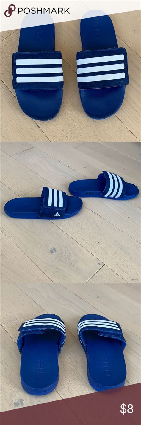 adidas cloudfoam velcro slides